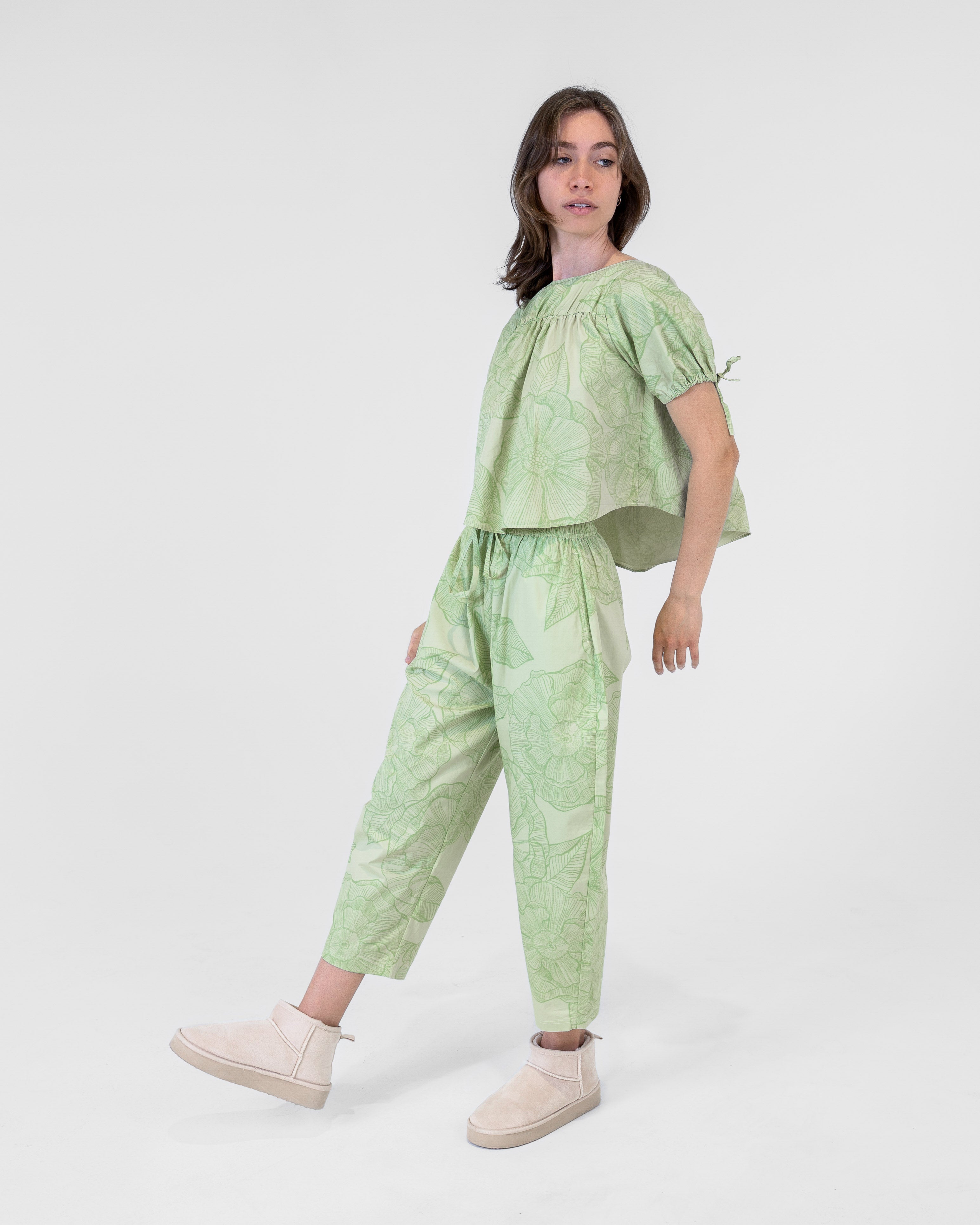 Vesper Pant - Lemongrass