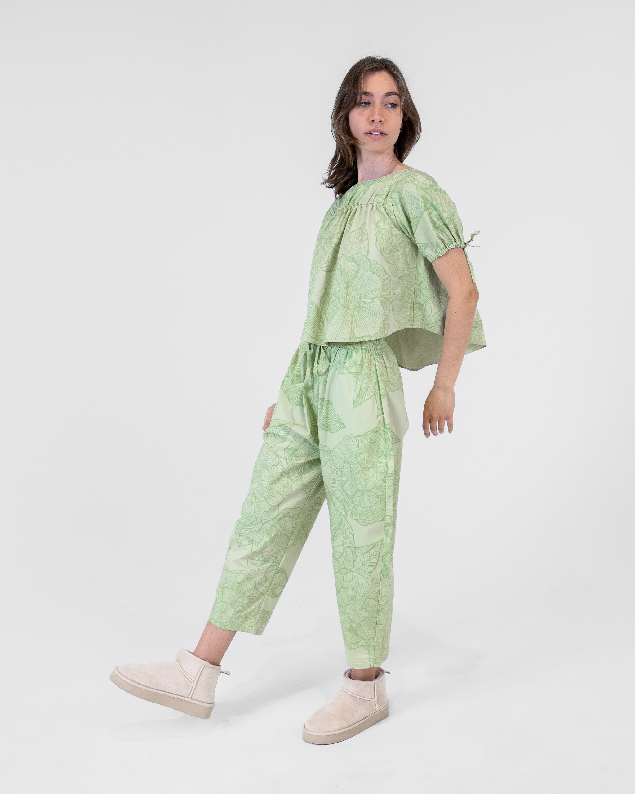 Vesper Pant - Lemongrass
